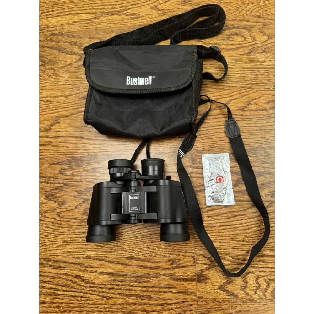 Bushnell Insta Focus 7 X 35 Binoculars 420 FT AT 1000 Yds Field 8 Case Strap‎